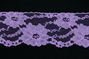 3 inch Flat Lace, Orchid (210-yard FULL SPOOL) MADE IN USA